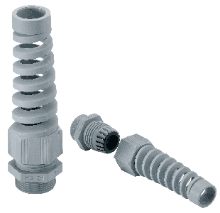 Spiral Cable Glands - Metric Thread