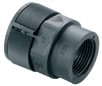 Straight Connector With Female Thread - PF Thread